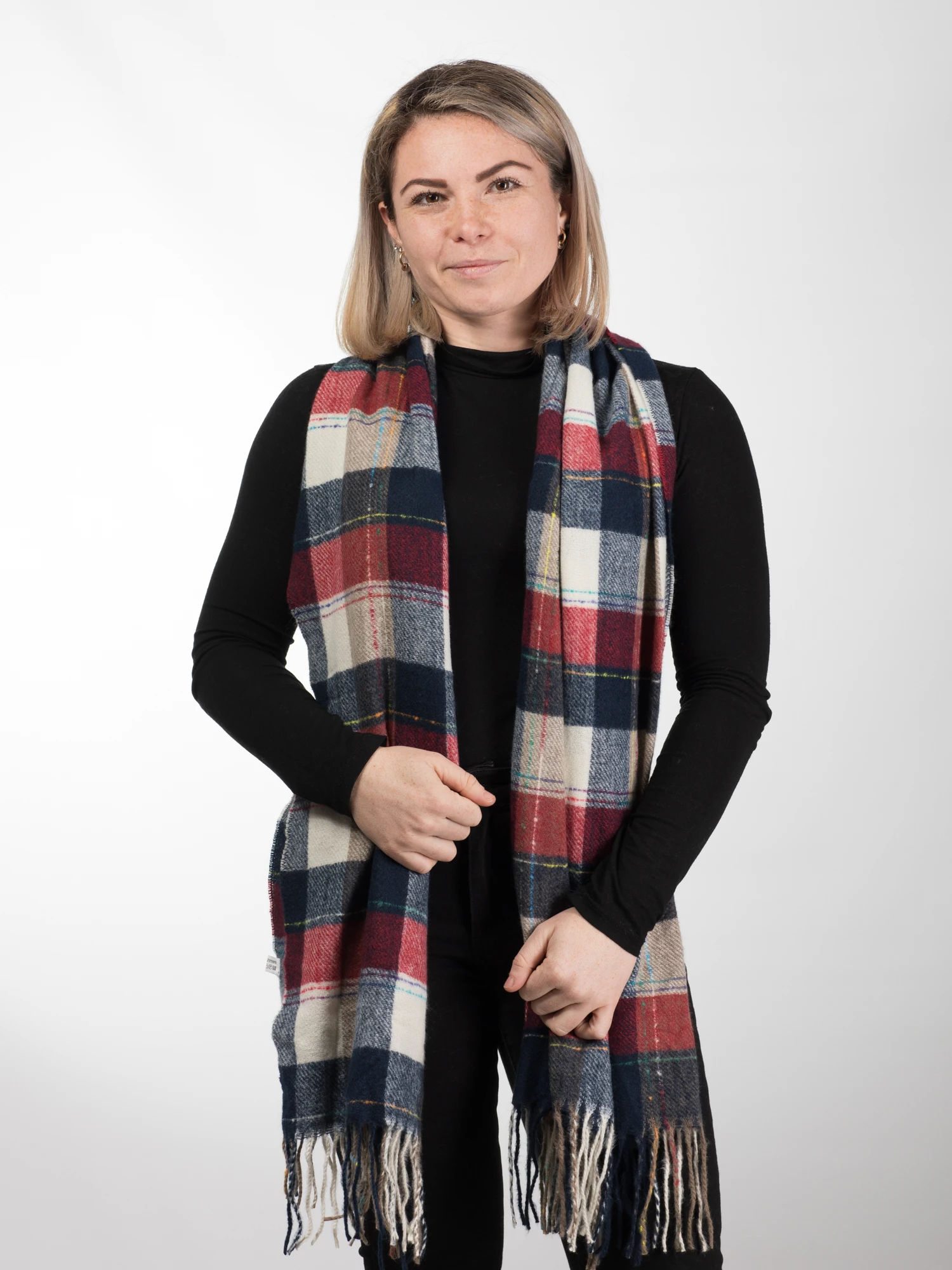 ACCESORII DE IARNĂ - Esarfa eleganta din casmir tip sal - Model Unicat 31