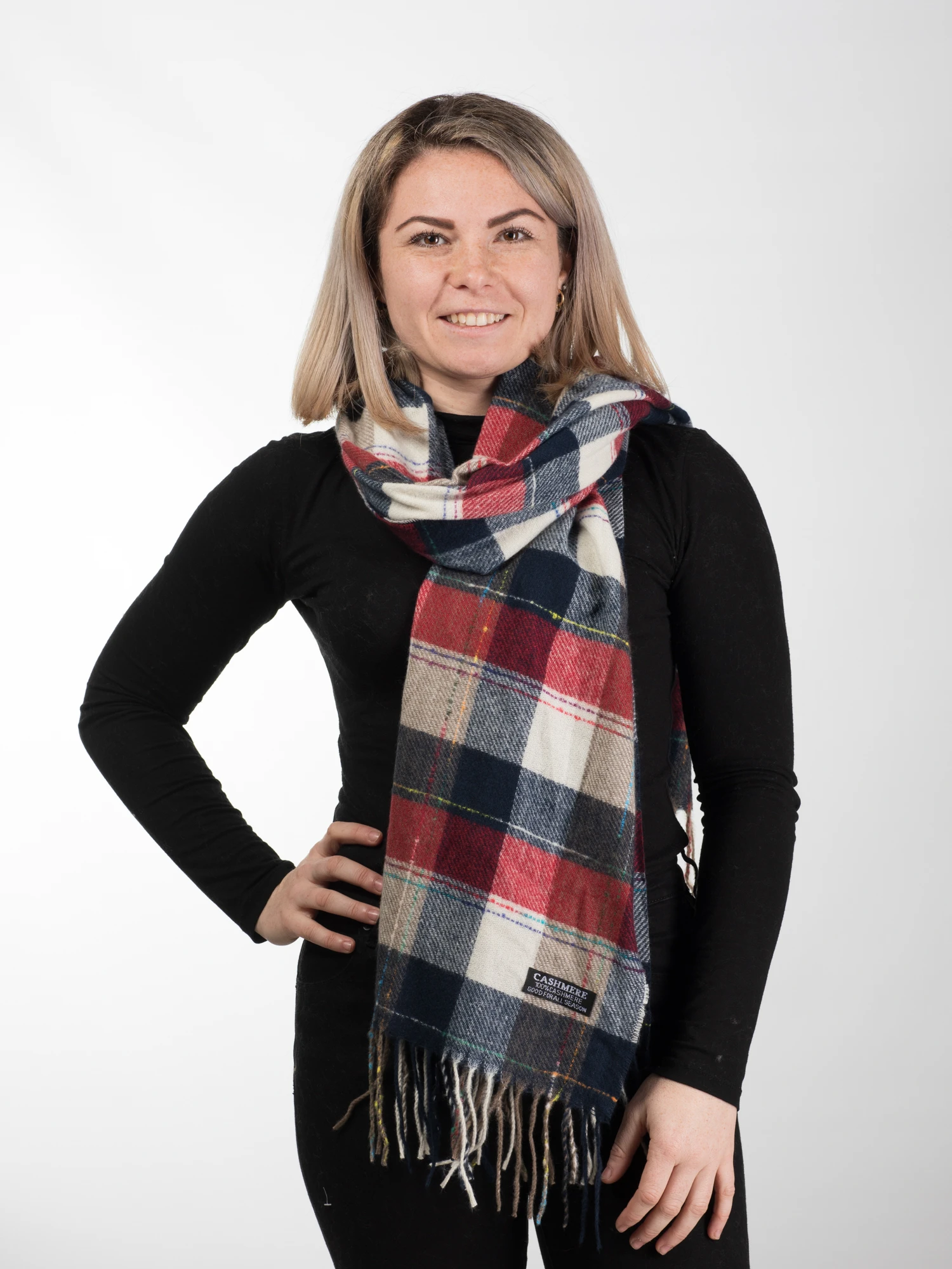 ACCESORII DE IARNĂ - Esarfa eleganta din casmir tip sal - Model Unicat 31