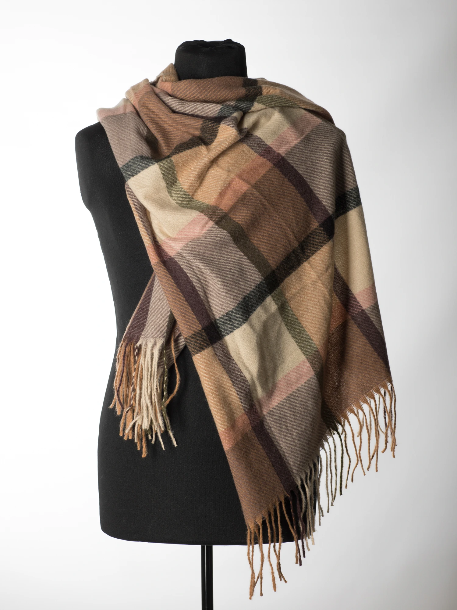 Esarfa eleganta din casmir tip sal - Model Unicat 5 [2]