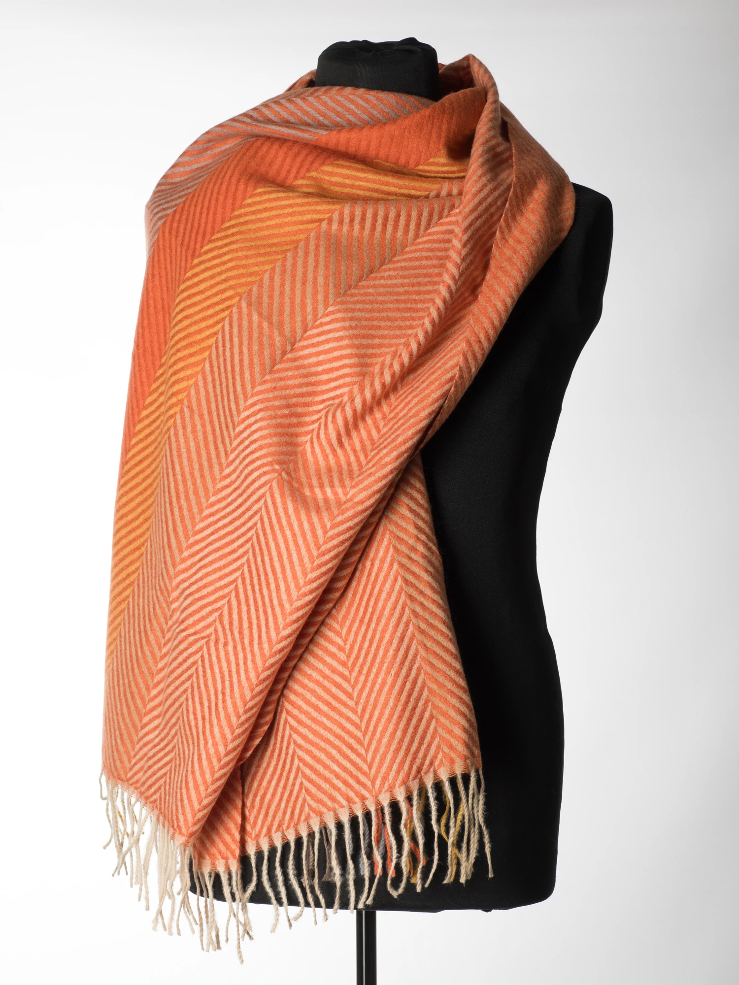 FEMEI - Esarfa eleganta din casmir tip sal - Model Unicat 9