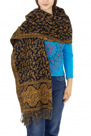 Esarfa tip sal cu print floral - Unicat 92x216 [2]