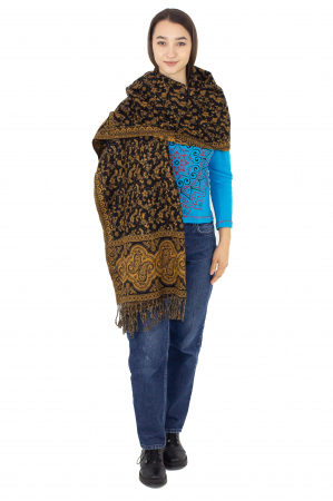 Esarfa tip sal cu print floral - Unicat 92x216 [1]