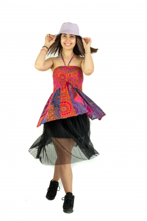 Top dama colorat RFG-517 - Roz [3]