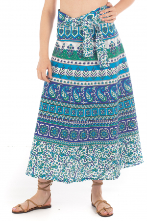 Fusta petrecuta cu cordon albastra - Motive orientale [0]