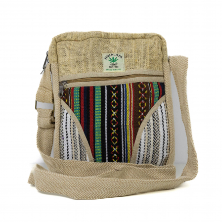 Geanta de umar din canepa si bumbac - Model 13 [0]