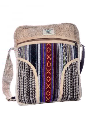 Geanta de umar din canepa si bumbac - Model 2 [0]