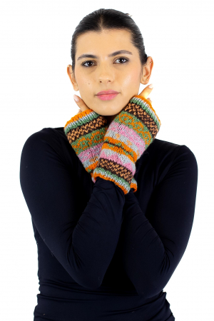 Hand warmers din lana captusite cu polar - Model unicat 2 [1]