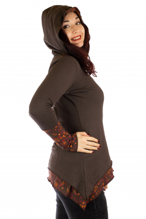 Hanorac cambrat din bumbac - MARO [3]