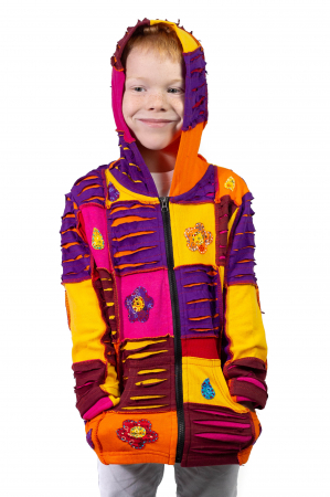 COPII - Hanorac copii cu print pictat - Multicolor