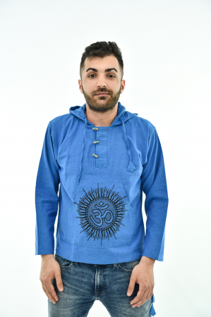 Hanorace - Hanorac cu print - Soare si Ohm - Bej
