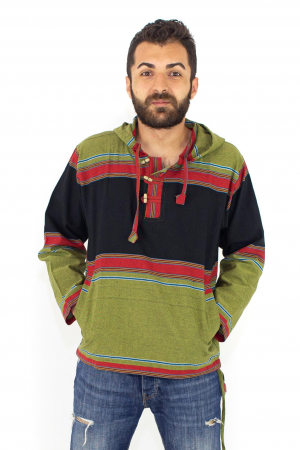 Hanorac din bumbac - strappy - Verde [0]