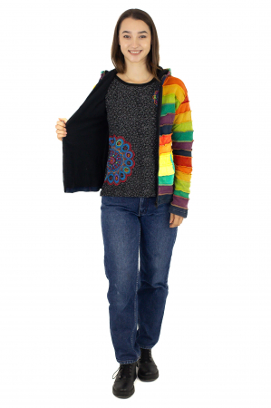 Hanorac in dungi captusit cu polar - Rainbow [2]