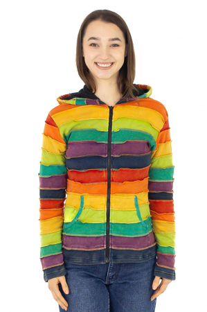 Hanorac in dungi captusit cu polar - Rainbow [0]