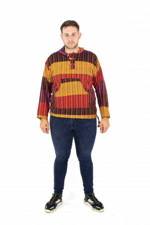 Hanorac lejer cu nasturi din lemn - Multicolor [8]