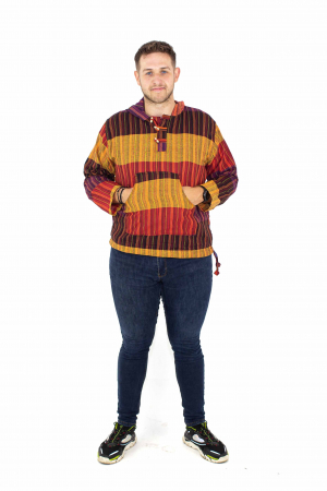Hanorac lejer cu nasturi din lemn - Multicolor [7]
