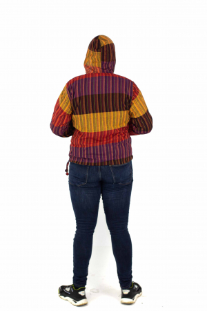 Hanorac lejer cu nasturi din lemn - Multicolor [10]