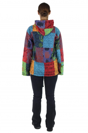 Hanorac patch cu polar pe interior - Multicolor [11]