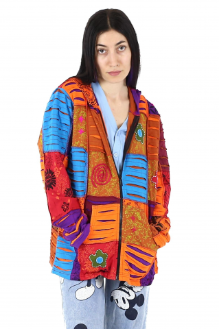 Hanorac patch unicat - Albastru - Marimea XL [0]