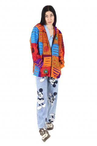 Hanorac patch unicat - Albastru - Marimea XL [1]