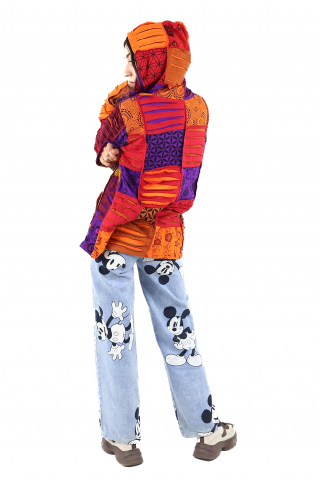 Hanorac patch unicat - Albastru - Marimea XL [3]