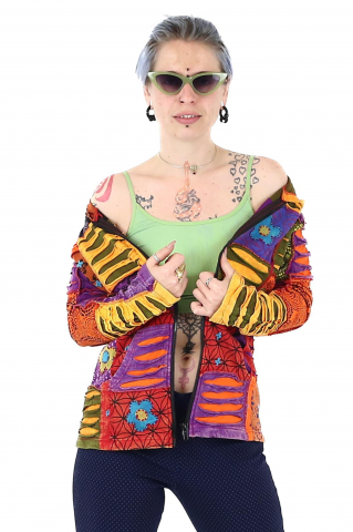 Hanorace - Hanorac patch unicat - Multicolor - Marimea L
