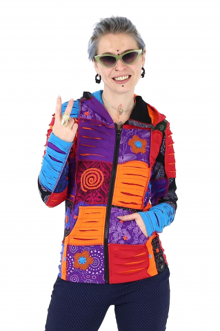 Hanorace - Hanorac patch unicat - Multicolor - Marimea S