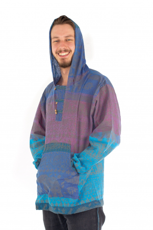 Hanorac lejer - Namaste Elephant - Albastru [5]