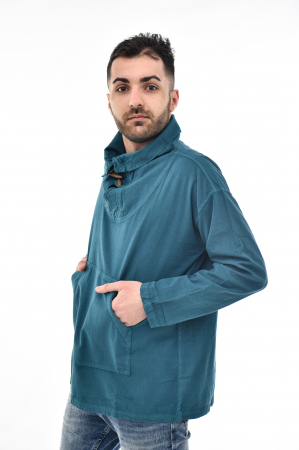 Hanorac soft cotton cu marsupiu - Lime [2]