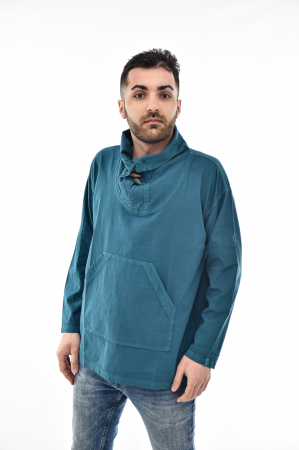 Hanorace - Hanorac soft cotton cu marsupiu - Lime