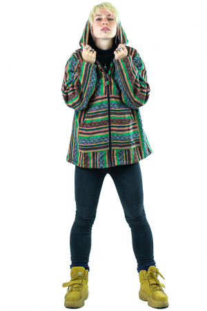 Jacheta cu fermoar si nasturi multicolora - Model 1 [4]