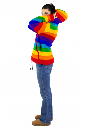 Jacheta de lana cu polar - Rainbow 2 [6]