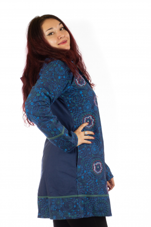 Jacheta de toamna din bumbac - Blue [3]