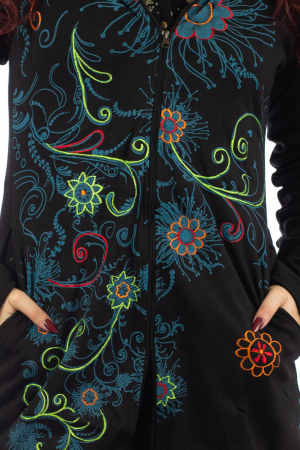Jacheta de toamna cu print floral [2]