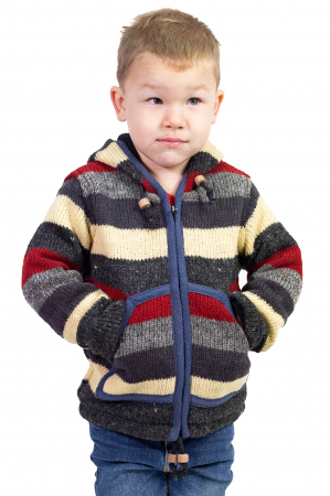 Jacheta lana copii - Multicolor 1