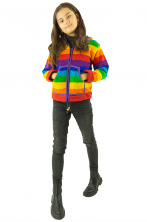 Jacheta lana copii - Rainbow 2 [6]