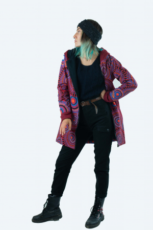 Jacheta din bumbac cu captuseala - Multicolora [6]