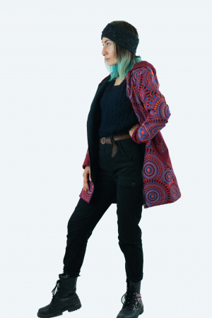 Jacheta din bumbac cu captuseala - Multicolora [7]