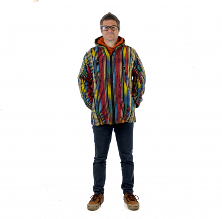 ÎMBRĂCĂMINTE - Jachetă unisex din bumbac căptușită cu polar, model Gheri - Culori intense