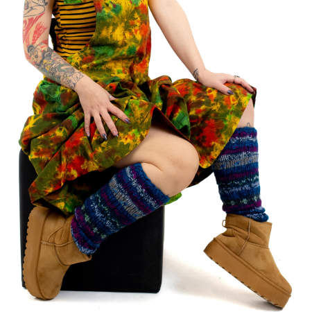 Jambiere din lana - Albastru [0]