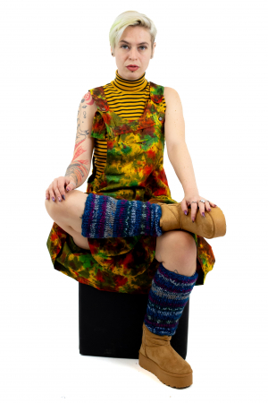 Jambiere din lana - Albastru [3]