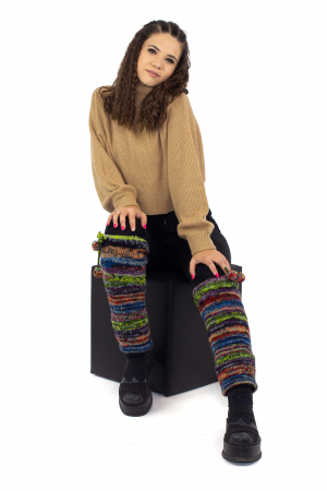 Jambiere din lana - Multicolor [2]