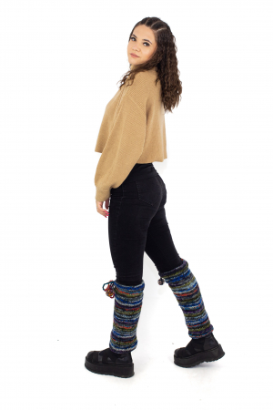 Jambiere din lana - Nuante de albastru [3]