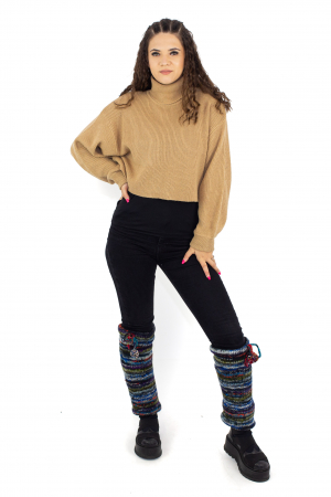 Jambiere din lana - Nuante de albastru [1]