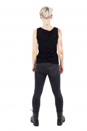 Maiou cu print abstract - Negru si Albastru [3]