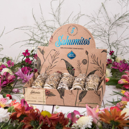 Manunchi Fumigatie Sahumitos Sagrada Madre - set 5 bucati - White Sage [1]