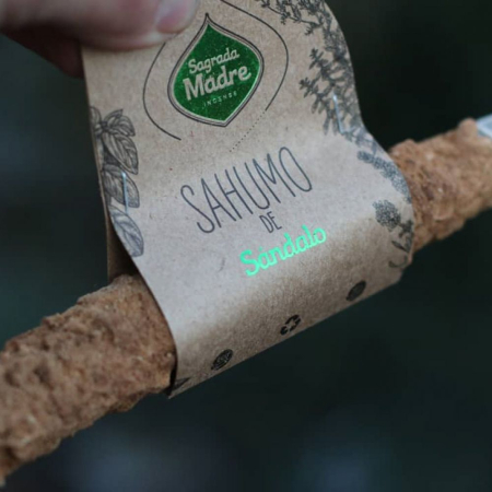 BEȚIȘOARE, CONURI ȘI FUMIGAȚIE - Manunchi Fumigatie Sahumo Sagrada Madre - 1 bucată - Sandalo