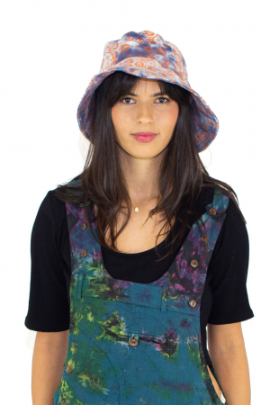 Pălării - Palarie clos bucket hat - Albastru
