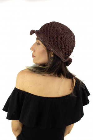 Palarie tip plasa intr-o culoare - Maro [1]