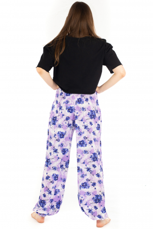 Pantaloni cu banda elastica - Lilac Utopia [3]
