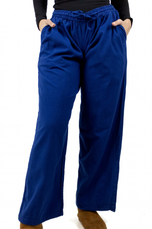 Pantaloni - Pantaloni cu croi drept si buzunare - Gri